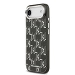 Apple iPhone 17 Air Kılıf Orjinal Lisanslı M-safe Şarj Özellikli Karl Lagerfeld IML Baskılı Monogram Dizayn Kapak