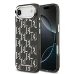 Apple iPhone 17 Air Kılıf Orjinal Lisanslı M-safe Şarj Özellikli Karl Lagerfeld IML Baskılı Monogram Dizayn Kapak
