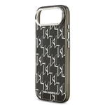 Apple iPhone 17 Air Kılıf Orjinal Lisanslı M-safe Şarj Özellikli Karl Lagerfeld IML Baskılı Monogram Dizayn Kapak