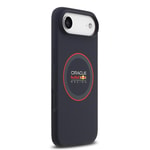 Apple iPhone 17 Air Kılıf Redbull Orjinal Lisanslı M-safe Şarj Özellikli Kırmızı Halka ve Logo Silikon Kapak
