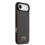 Apple iPhone 17 Air Kılıf Redbull Orjinal Lisanslı M-safe Şarj Özellikli Karbon Fiber Parlayan Logolu Kapak