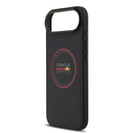 Apple iPhone 17 Air Kılıf Redbull Orjinal Lisanslı M-safe Şarj Özellikli Kırmızı Halka ve Logo Kabartmalı PU Deri Kapak