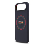 Apple iPhone 17 Air Kılıf Redbull Orjinal Lisanslı M-safe Şarj Özellikli Kırmızı Halka ve Logo Silikon Kapak