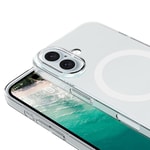 Apple iPhone 17 Kamera Korumalı M-Safe Şarj Özellikli Şeffaf Zore London Sert PC Kapak