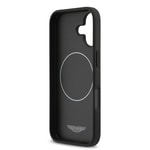 Apple iPhone 17 Kılıf Aston Martin Orjinal Lisanslı M-safe Şarj Özellikli Karbon Fiber Kapak