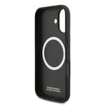 Apple iPhone 17 Kılıf BMW Orjinal Lisanslı M-safe Şarj Özellikli Metal Logolu Delikli M Dizayn Deri Kapak