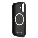Apple iPhone 17 Kılıf BMW Orjinal Lisanslı M-safe Şarj Özellikli Metal Logolu Delikli M Dizayn Deri Kapak