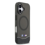 Apple iPhone 17 Kılıf BMW Orjinal Lisanslı M-safe Şarj Özellikli Metal Buton Tasarımlı Tranparan M Dizayn Kapak
