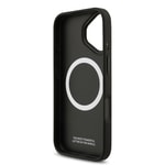 Apple iPhone 17 Kılıf BMW Orjinal Lisanslı M-safe Şarj Özellikli Karbon Fiber Metal Logolu Kapak