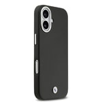 Apple iPhone 17 Kılıf BMW Orjinal Lisanslı M-safe Şarj Özellikli Metal Logolu Tam Kaplama Deri Kapak