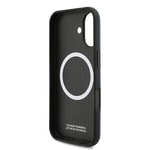 Apple iPhone 17 Kılıf BMW Orjinal Lisanslı M-safe Şarj Özellikli Metal Logolu Delikli M Dizayn Deri Kapak