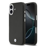 Apple iPhone 17 Kılıf BMW Orjinal Lisanslı M-safe Şarj Özellikli Metal Logolu Tam Kaplama Deri Kapak