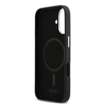 Apple iPhone 17 Kılıf DKNY Orjinal Lisanslı M-safe Şarj Özellikli PU Büyük Dikey Logolu Kapak