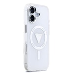Apple iPhone 17 Kılıf Guess Orjinal Lisanslı M-safe Şarj Özellikli IML Baskılı Üçgen Logolu Metal Kamera Çerçeveli Kapak