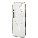 Apple iPhone 17 Kılıf Guess Orjinal Lisanslı Metal Kamera Çerçeveli Simli Aynalı Kapak