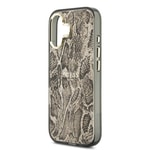 Apple iPhone 17 Kılıf Guess Orjinal Lisanslı M-safe Şarj Özellikli Yazı Logolu Python Desenli Kapak