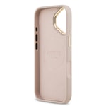 Apple iPhone 17 Kılıf Guess Orjinal Lisanslı M-safe Şarj Özellikli 4G Desenli PU Metal Plaka Klasik Logolu Kapak