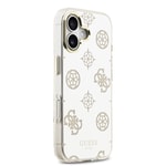 Apple iPhone 17 Kılıf Guess Orjinal Lisanslı Metal Kamera Çerçeveli Simli Aynalı Kapak