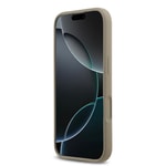 Apple iPhone 17 Kılıf Guess Orjinal Lisanslı Grained Yazı Logolu Kapak