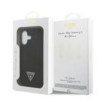 Apple iPhone 17 Kılıf Guess Orjinal Lisanslı Taşlı Arka Yüzey Üçgen Logolu Kapak
