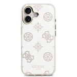 Apple iPhone 17 Kılıf Guess Orjinal Lisanslı Metal Kamera Çerçeveli Simli Aynalı Kapak
