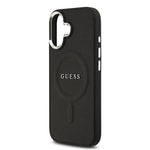 Apple iPhone 17 Kılıf Guess Orjinal Lisanslı M-safe Şarj Özellikli Klasik Yazı Logolu PU Deri Kapak
