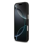Apple iPhone 17 Kılıf Guess Orjinal Lisanslı 4G Büyük Metal Kamera Çerçeveli ve Logolu Glitter Kapak