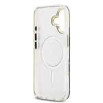 Apple iPhone 17 Kılıf Guess Orjinal Lisanslı Metal Kamera Çerçeveli Simli Aynalı Kapak