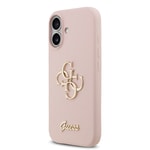 Apple iPhone 17 Kılıf Guess Orjinal Lisanslı Grained Yazı Logolu Kapak