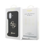 Apple iPhone 17 Kılıf Guess Orjinal Lisanslı Grained Yazı Logolu Kapak