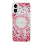 Apple iPhone 17 Kılıf Guess Orjinal Lisanslı M-safe Şarj Özellikli Transparan Resin Bottom Kapak