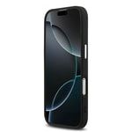 Apple iPhone 17 Kılıf Guess Orjinal Lisanslı M-safe Şarj Özellikli Klasik Yazı Logolu PU Deri Kapak