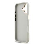 Apple iPhone 17 Kılıf Guess Orjinal Lisanslı 4G Büyük Metal Kamera Çerçeveli ve Logolu Glitter Kapak
