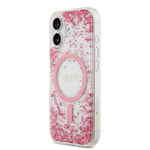 Apple iPhone 17 Kılıf Guess Orjinal Lisanslı M-safe Şarj Özellikli Transparan Resin Bottom Kapak