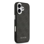 Apple iPhone 17 Kılıf Guess Orjinal Lisanslı M-safe Şarj Özellikli 4G Klasik Yazı Logolu Kapak