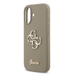 Apple iPhone 17 Kılıf Guess Orjinal Lisanslı Grained Yazı Logolu Kapak