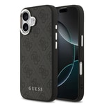 Apple iPhone 17 Kılıf Guess Orjinal Lisanslı M-safe Şarj Özellikli 4G Klasik Yazı Logolu Kapak