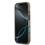 Apple iPhone 17 Kılıf Guess Orjinal Lisanslı M-safe Şarj Özellikli IML Peony ve 4G Desenli Klasik Logolu Kapak