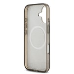 Apple iPhone 17 Kılıf Guess Orjinal Lisanslı M-safe Şarj Özellikli IML Peony ve 4G Desenli Klasik Logolu Kapak