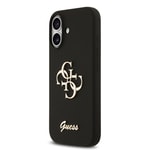 Apple iPhone 17 Kılıf Guess Orjinal Lisanslı Grained Yazı Logolu Kapak