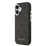 Apple iPhone 17 Kılıf Guess Orjinal Lisanslı M-safe Şarj Özellikli 4G Klasik Yazı Logolu Kapak