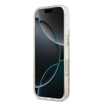 Apple iPhone 17 Kılıf Guess Orjinal Lisanslı M-safe Şarj Özellikli Transparan Resin Bottom Kapak