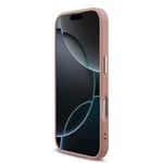 Apple iPhone 17 Kılıf Guess Orjinal Lisanslı 4G Büyük Metal Kamera Çerçeveli ve Logolu Glitter Kapak
