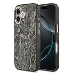 Apple iPhone 17 Kılıf Guess Orjinal Lisanslı M-safe Şarj Özellikli Yazı Logolu Python Desenli Kapak