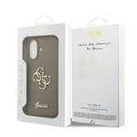 Apple iPhone 17 Kılıf Guess Orjinal Lisanslı Grained Yazı Logolu Kapak