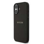 Apple iPhone 17 Kılıf Guess Orjinal Lisanslı M-safe Şarj Özellikli Yazı Logolu PU Deri Kapak