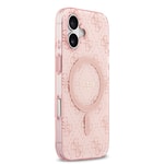 Apple iPhone 17 Kılıf Guess Orjinal Lisanslı M-safe Şarj Özellikli IML Baskılı Klasik Logolu 4G Desenli Kapak