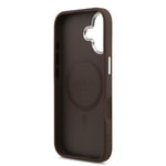 Apple iPhone 17 Kılıf Guess Orjinal Lisanslı M-safe Şarj Özellikli Klasik Yazı Logolu PU Deri Kapak