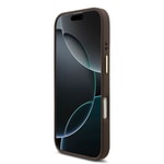 Apple iPhone 17 Kılıf Guess Orjinal Lisanslı M-safe Şarj Özellikli Askılı ve 4G Logo Kartlıklı Kapak