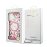 Apple iPhone 17 Kılıf Guess Orjinal Lisanslı M-safe Şarj Özellikli Transparan Resin Bottom Kapak